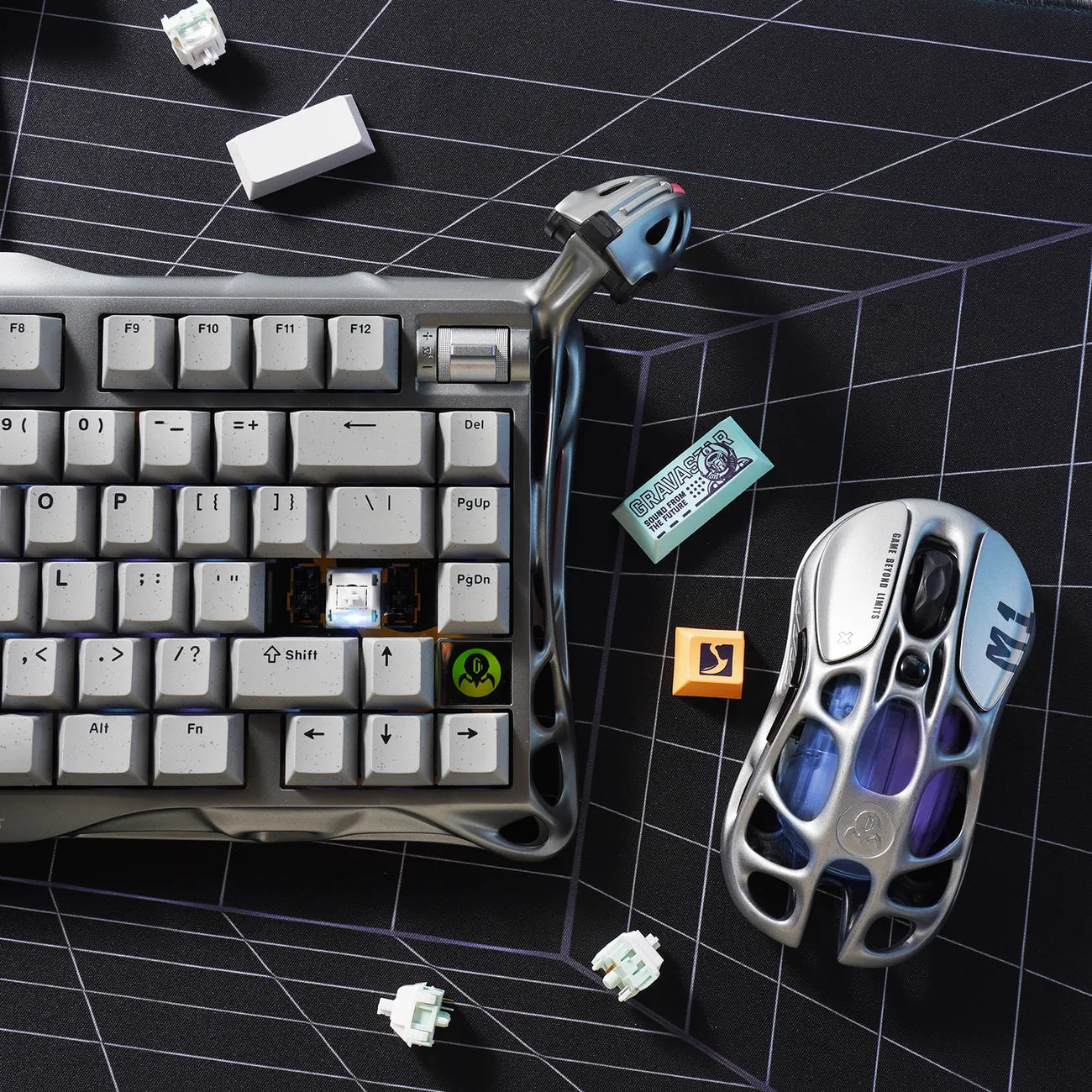 Planet mechanical keyboard three-mode connection