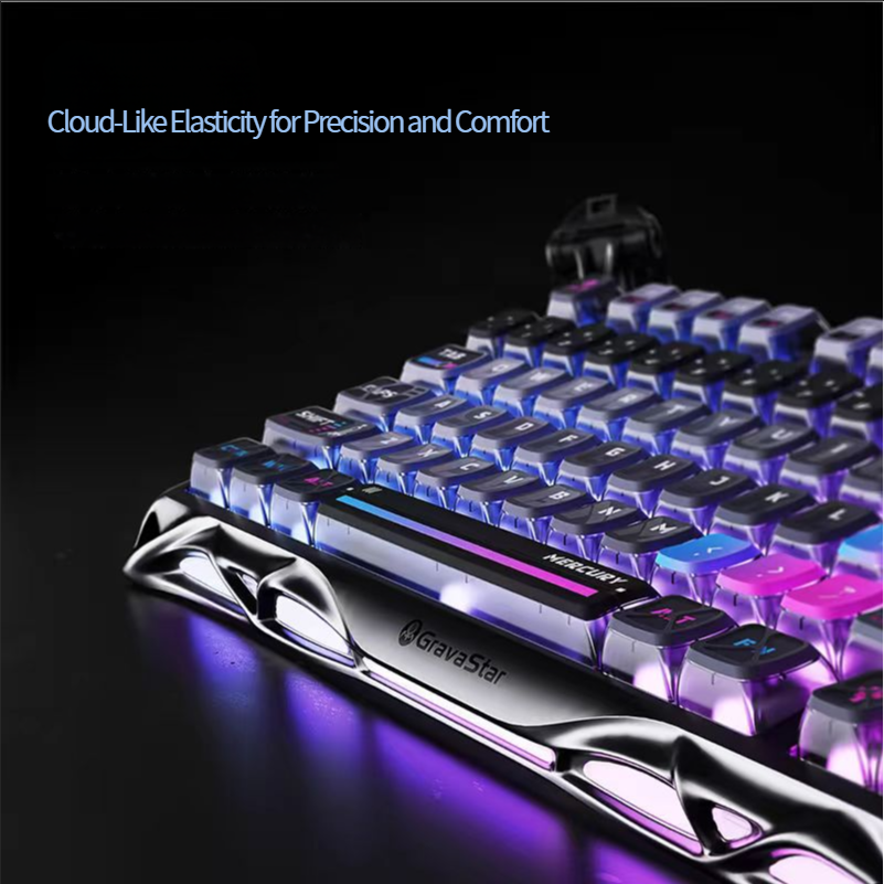 Planet mechanical keyboard three-mode connection