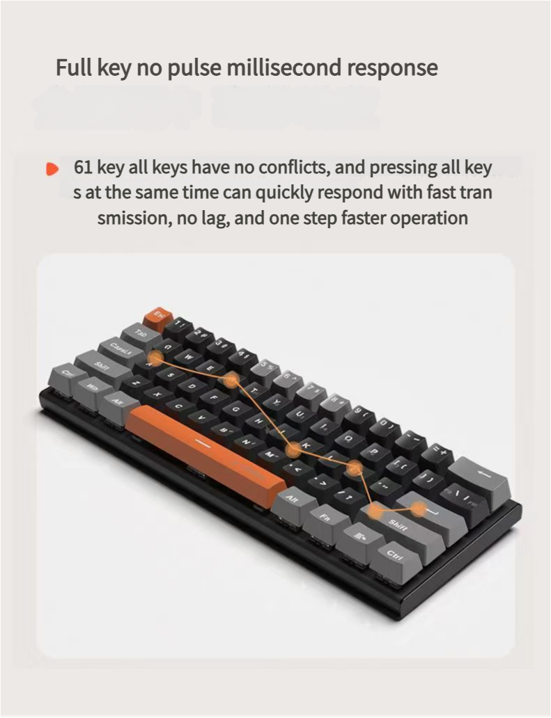 Professional gaming keyboard - fast response, winning operation